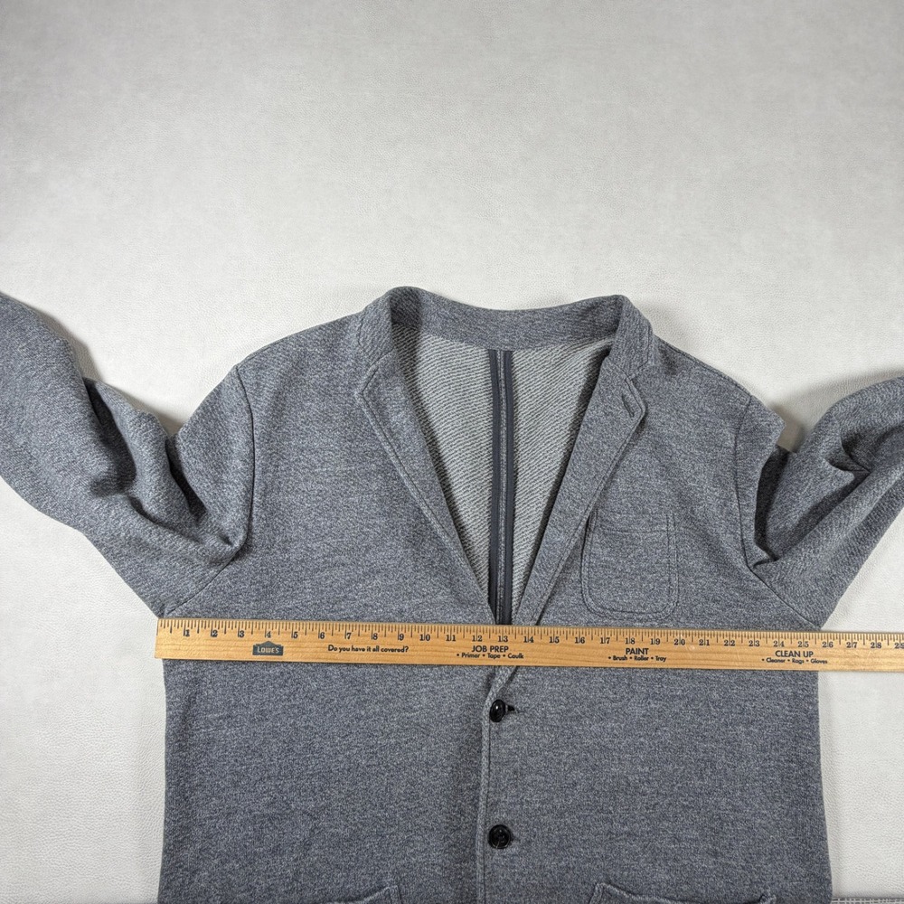 Faherty Inlet Knit Blazer Jacket Men's Size XXL Heather Gray Sport Coat - Picture 11 of 16